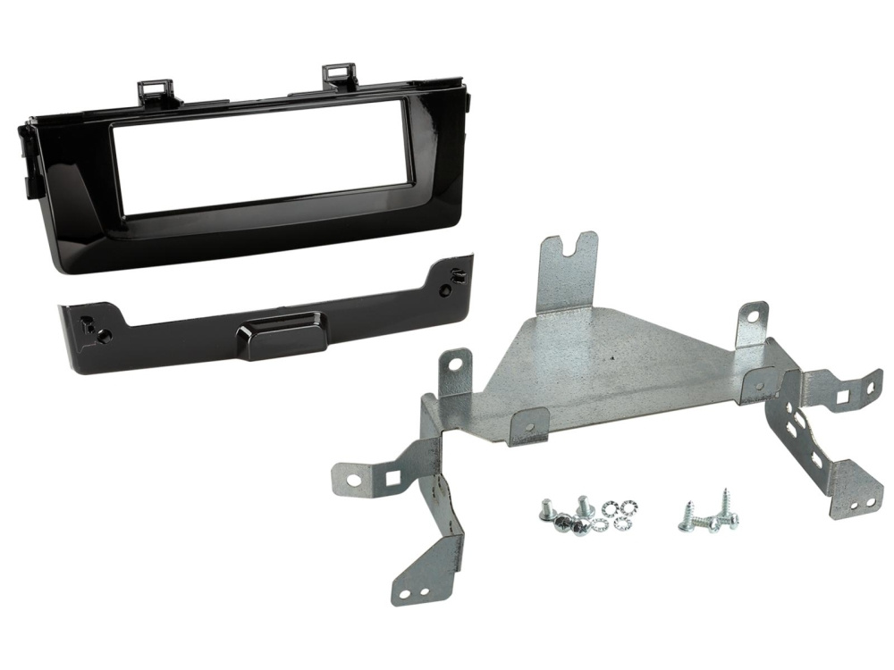 Asennuskehys 1-DIN Kia Picanto 2017-2021, piano musta