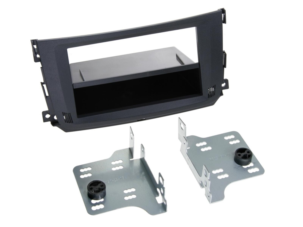 Asennuskehys 2-DIN varustetaskulla, Smart ForTwo 2010-2015