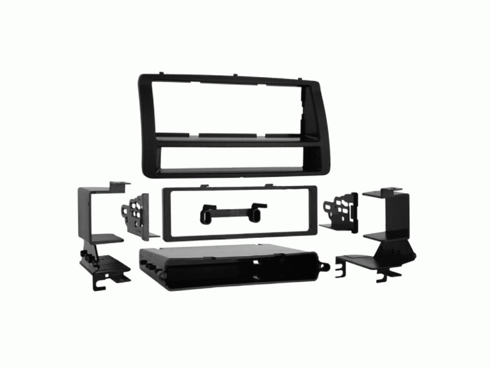 Asennuskehys 1-DIN varastotilalla Toyota Corolla 2002-2007, musta