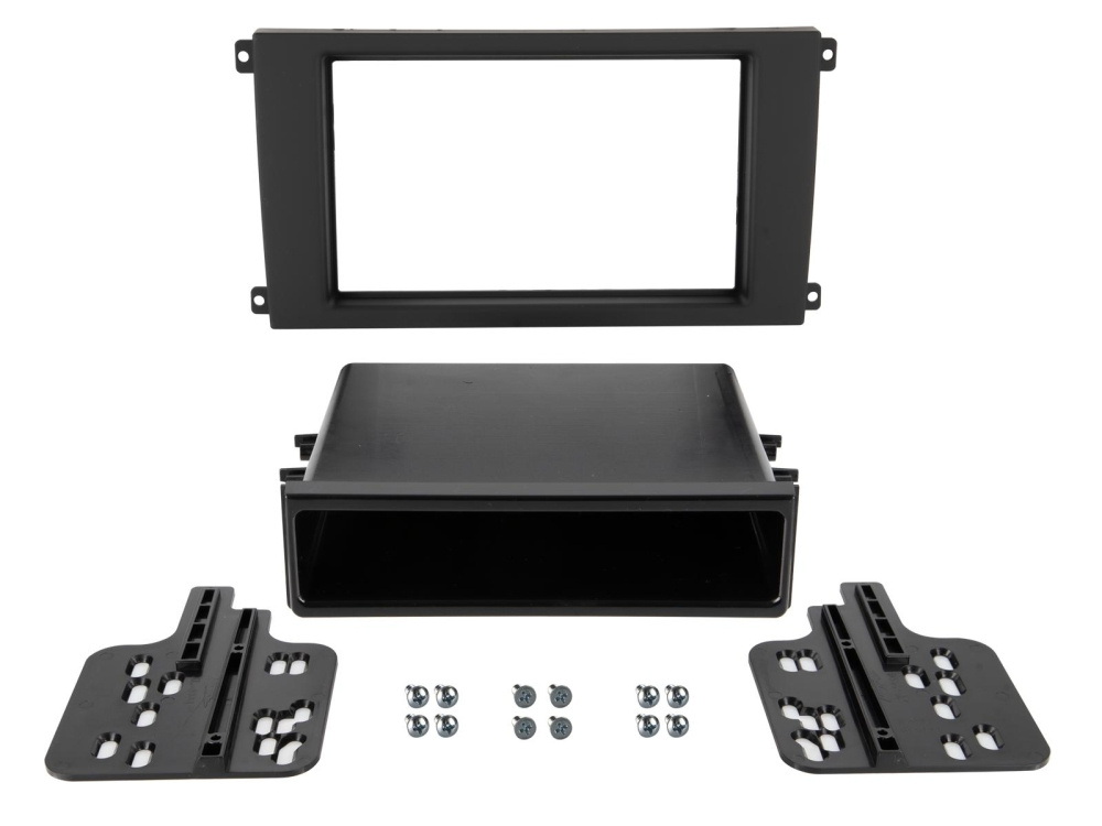 Asennuskehys 2-DIN varustetaskulla Porsche Cayenne 2002-2010