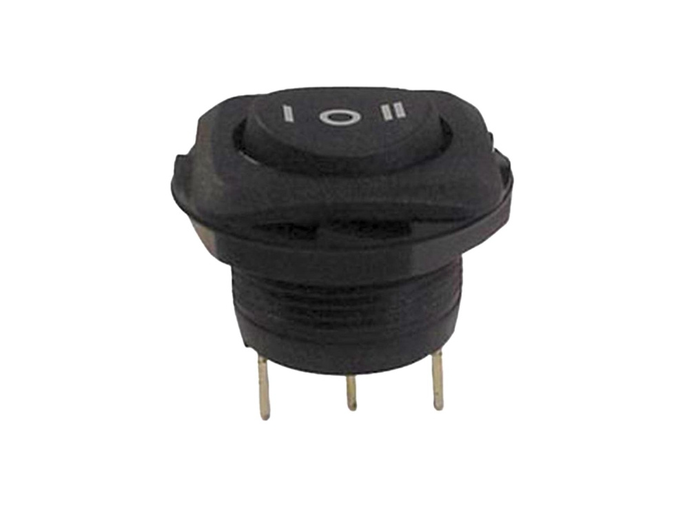 Vaihtokytkin ON/OFF/ON musta