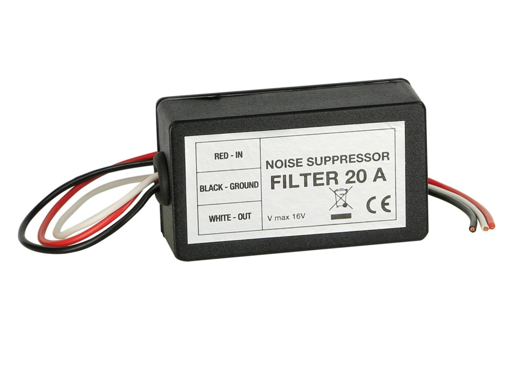 Häiriösuodatin virtalähde 20A