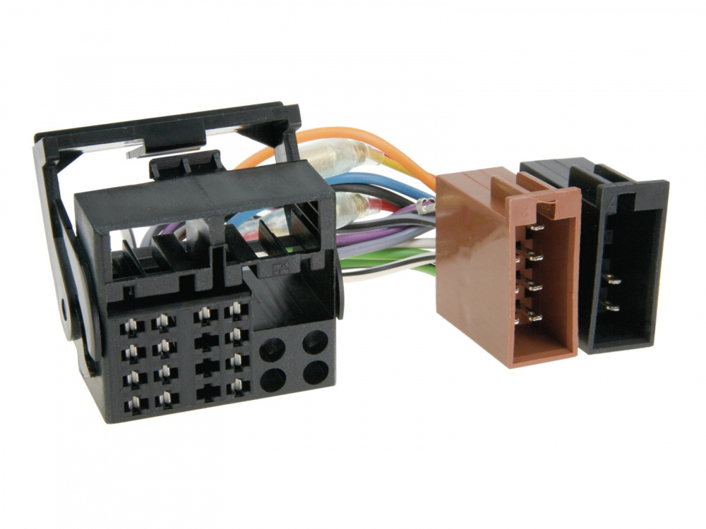 Omvänt ISO-kablage BMW/Land Rover/Rover (Quadlock)