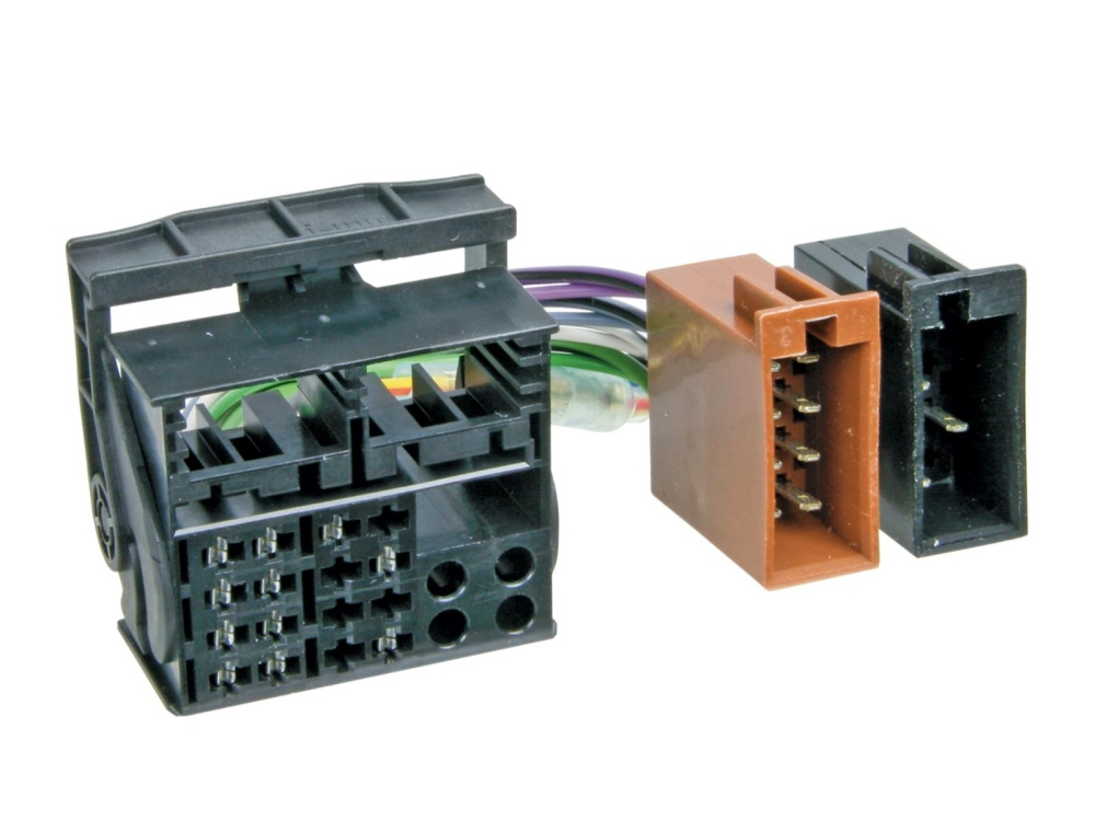 Radioadapter Audi/Seat/Skoda/VW ISO>40Pin Quadlock