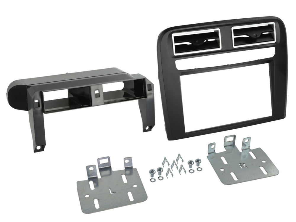 Asennuskehys 2-DIN Fiat Grande Punto, musta