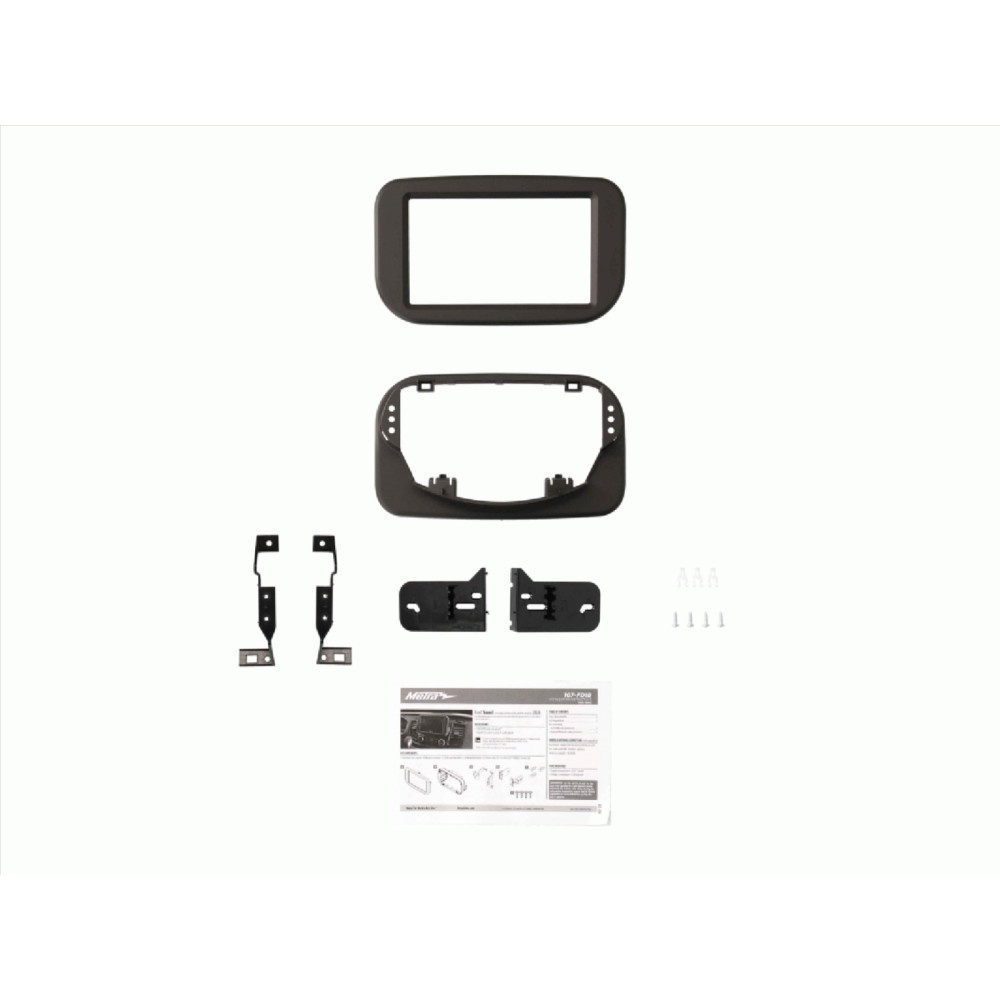 Asennuskehys 2-DIN Ford Transit, mattamusta