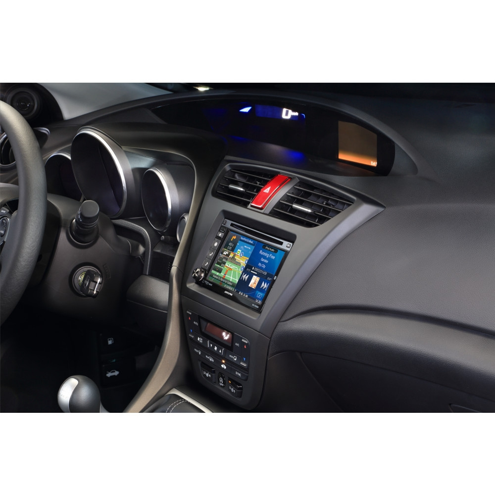 Asennuskehys 2-DIN Honda Civic, musta