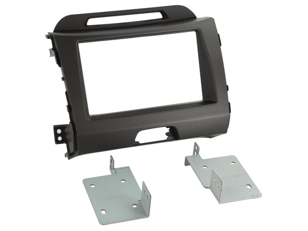 Asennuskehys 2-DIN Kia Sportage, tummanharmaa