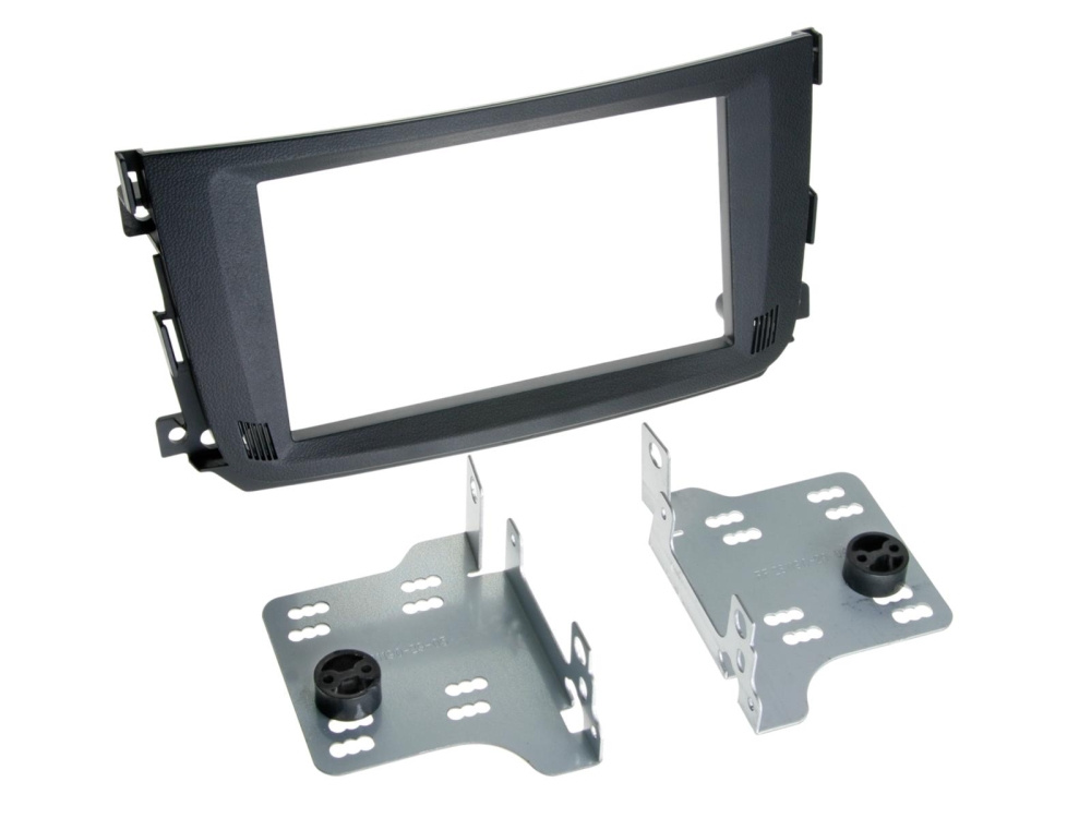 Asennuskehys 2-DIN Smart ForTwo 2010-2015, musta