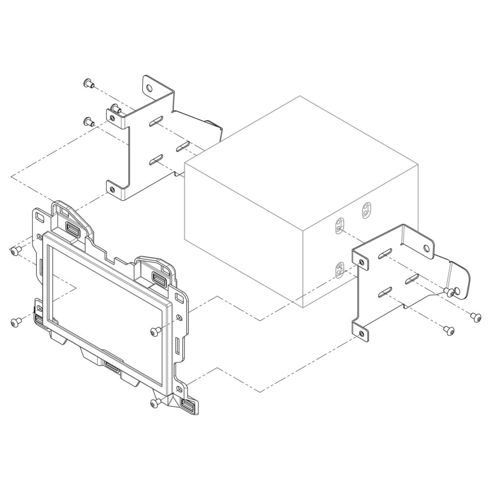 Asennuskehys 2-DIN Mercedes Sprinter 2018-2024