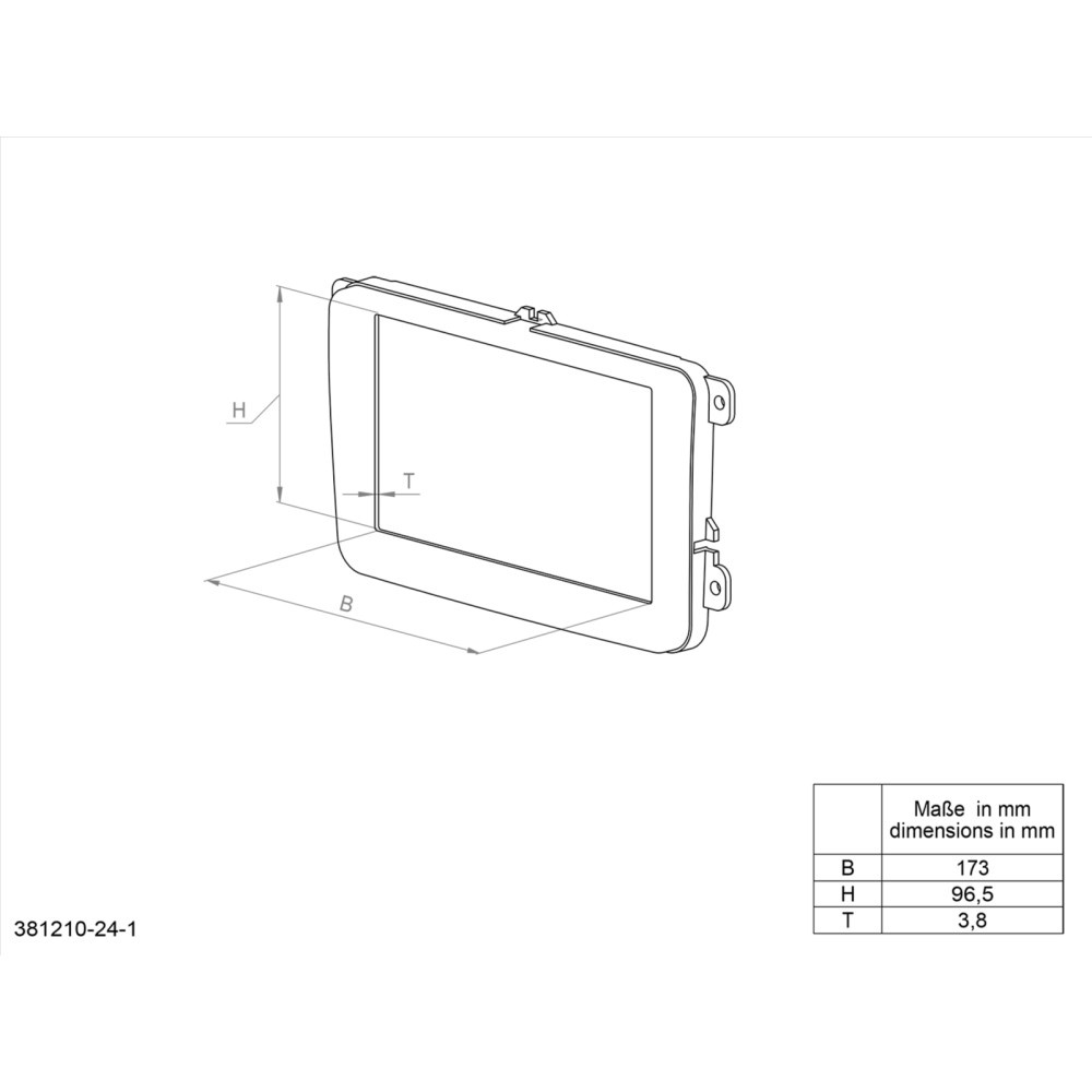 Asennuskehys 2-DIN Nissan Micra K14