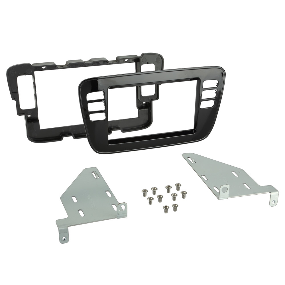 Asennuskehys 2-DIN Seat/Skoda/VW, pianomusta