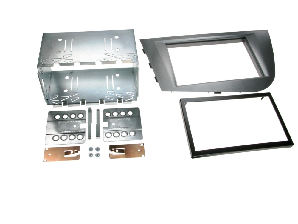 Asennuskehys 2-DIN Seat Leon 2005, antrasiitti