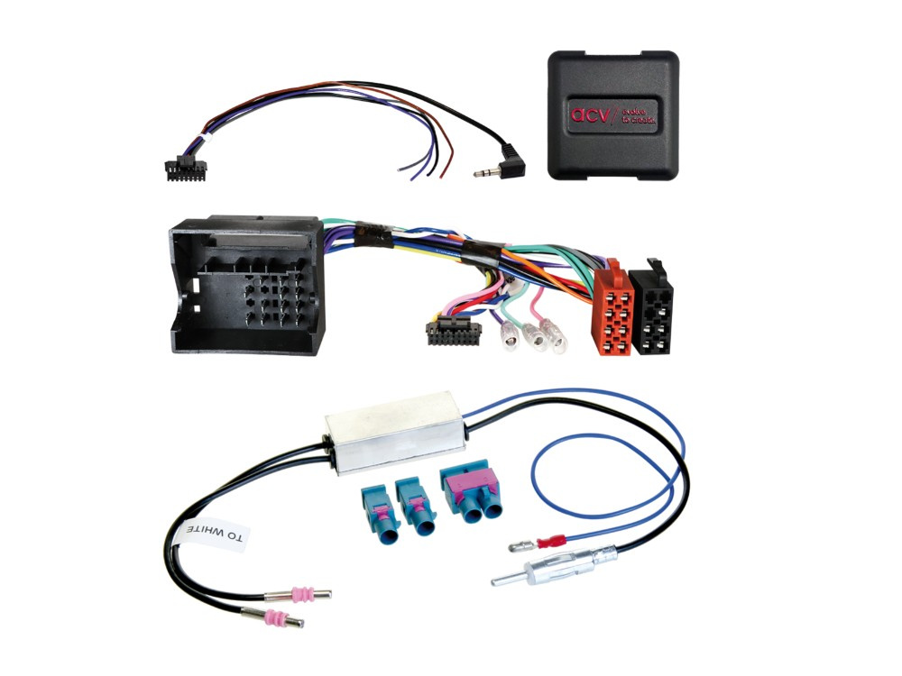 Ohjauspyörän johdotus Seat/Skoda/VW, Fakra>DIN