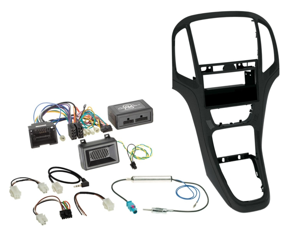 1/2-DIN Asennussarja säilytyslokerolla Opel Astra J