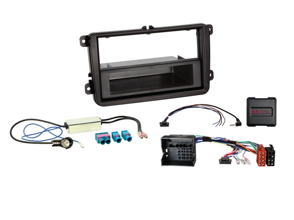 1/2-DIN Asennussarja taskulla Seat/Skoda/VW