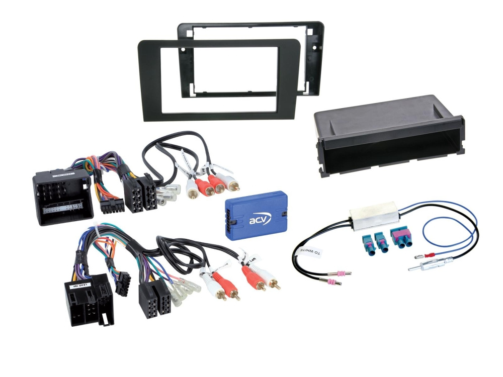Asennussarja 1/2-DIN säilytyslokerolla Audi A3 2003-2013