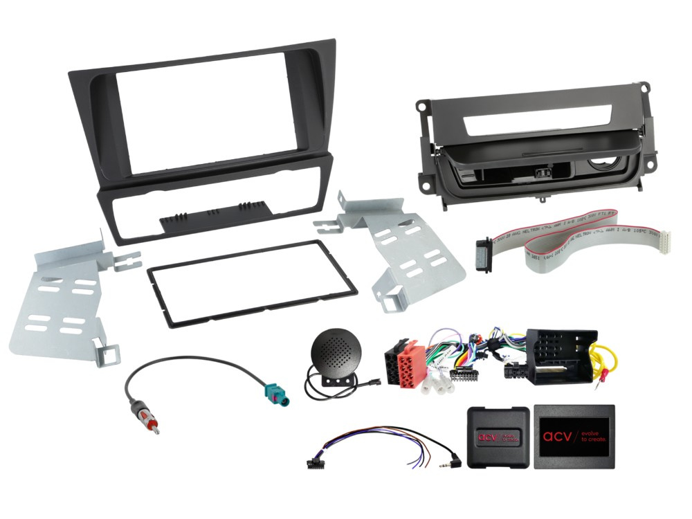 ACV Asennussarja 2-DIN BMW 3-sarja E90/E91, musta