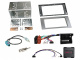 2-DIN Kit Ford hopea SWC/CAN Bus/antenniadapteri 2-DIN Kit Ford hopea SWC/CAN Bus/antenniadapteri