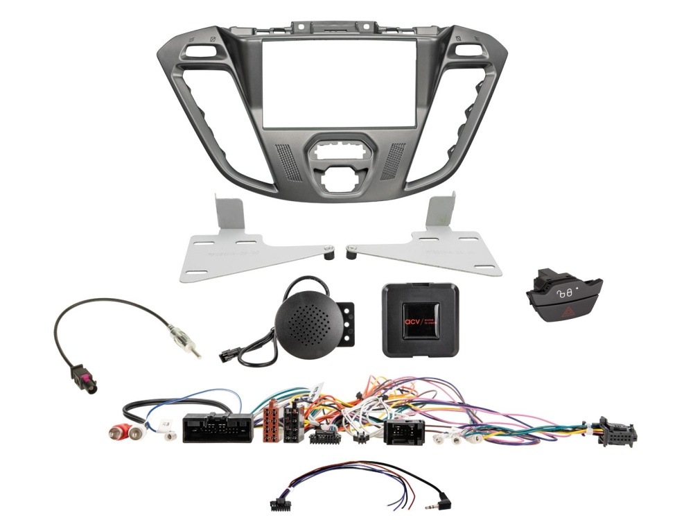 2-DIN Asennuskehys Ford Custom 2012-2016, phoenix silver