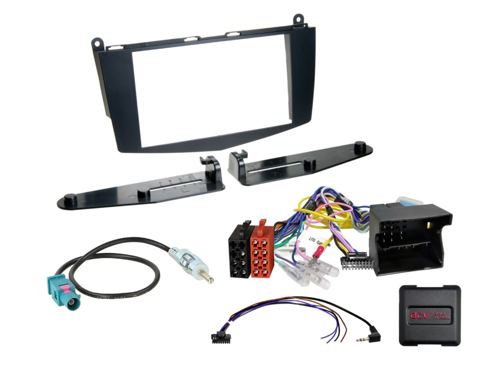 2-DIN Asennussarja Mercedes C-luokka 2007-2011