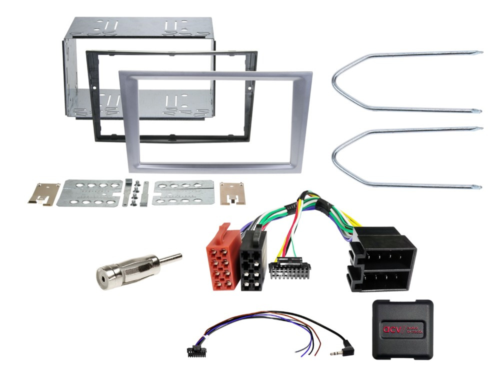 ACV Asennussarja 2-DIN Opel mattakromi