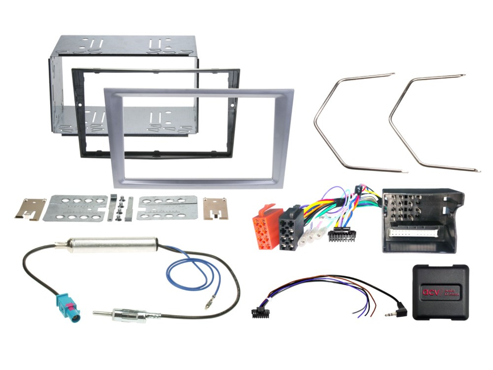 ACV Asennussarja 2-DIN Opel, mattakromi