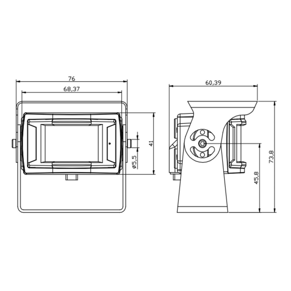 ACV Taustapeilikamera 170° Kuljetus