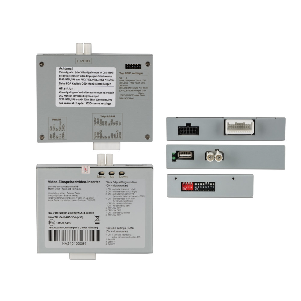 Kameraliittymä takana ja edessä