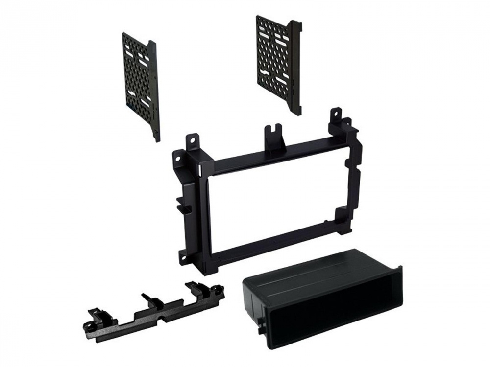 Monteringsram till Jeep för dubbeldin-stereo 