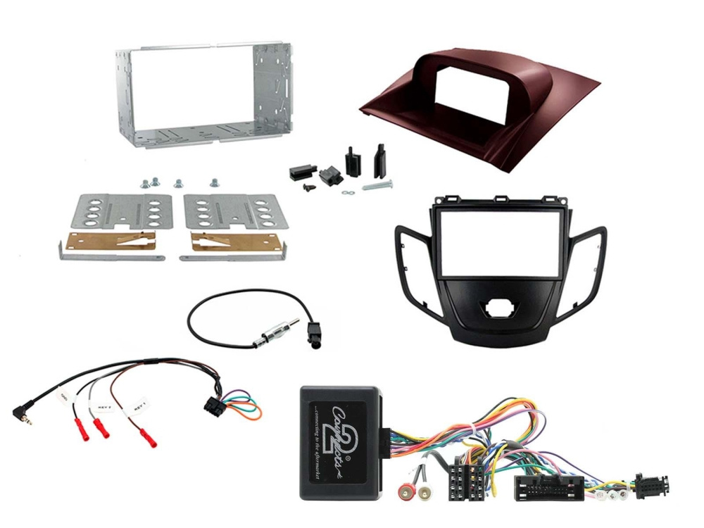 Installationskit Ford Fiesta 10-12, Svart, Röd