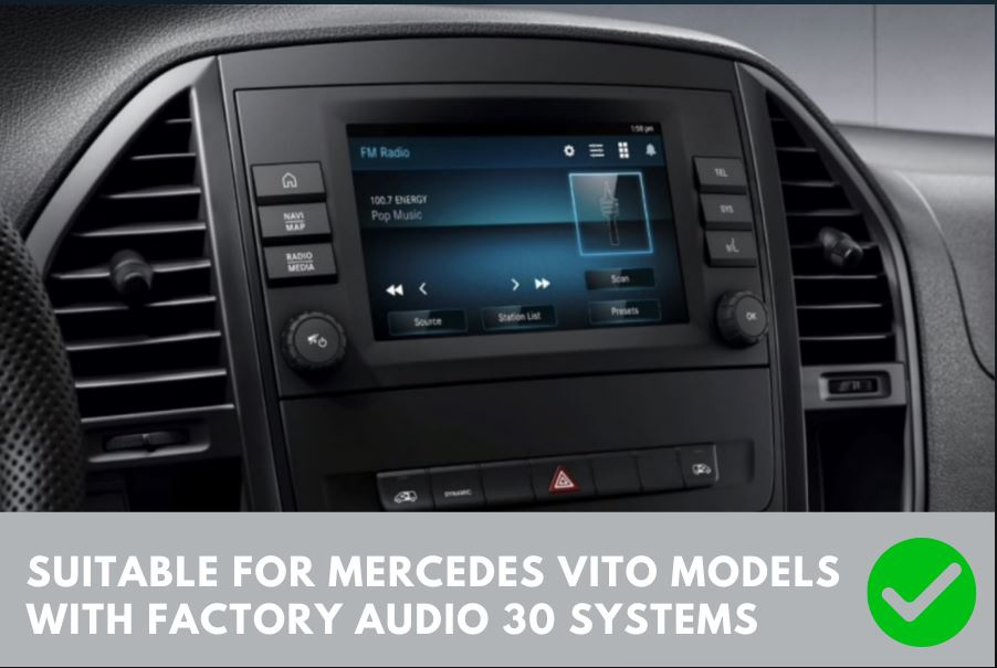 Installationskit Mercedes Vito 15 >