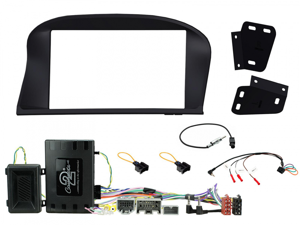 Installationskit Volvo V70/XC70/ 2012-2016 dubbel-din, passivt system