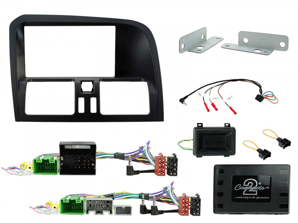 Installationskit Volvo XC60 2008-2017 dubbel-DIN, aktivt system