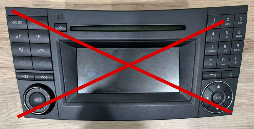 Rattstyrningskablage Mercedes E-Klass/SLK Quadlock