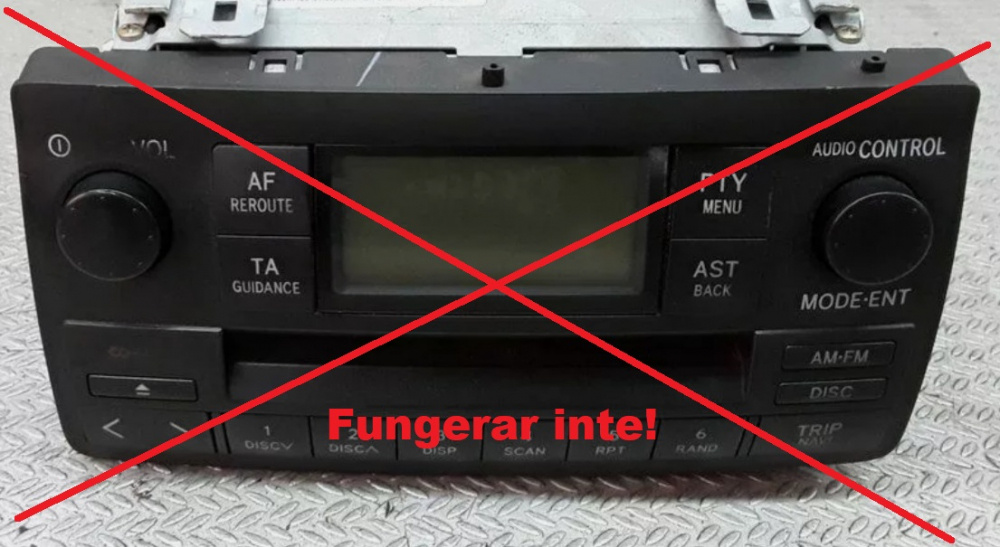 Rattstyrningskablage Toyota 2001 - 2011 För JBL system