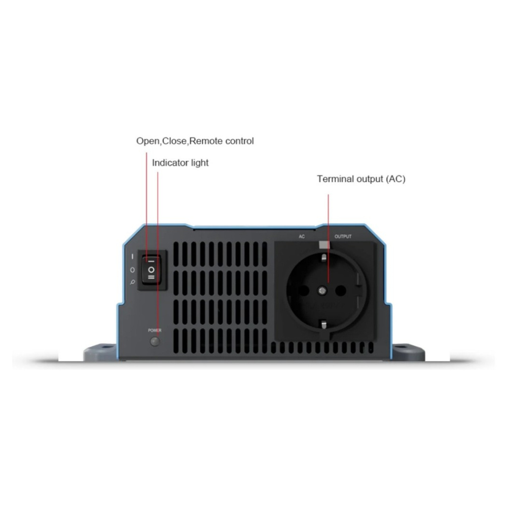 SONO Power IPPS1000-12, 12V:sta 230V:iin invertteri 1000W