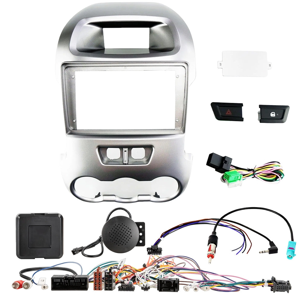 Auto-Connect asennussarja 9 tuuman autosoittimelle, Ford Ranger 2012-2016, hopea