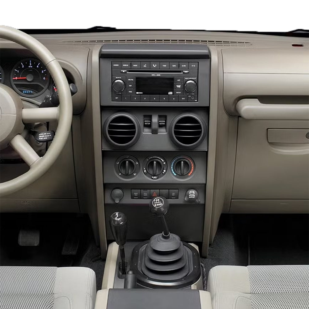 Auto-Connect asennussarja 9 tuuman autosoittimelle, Jeep Wrangler 2-ovinen 2007-2010