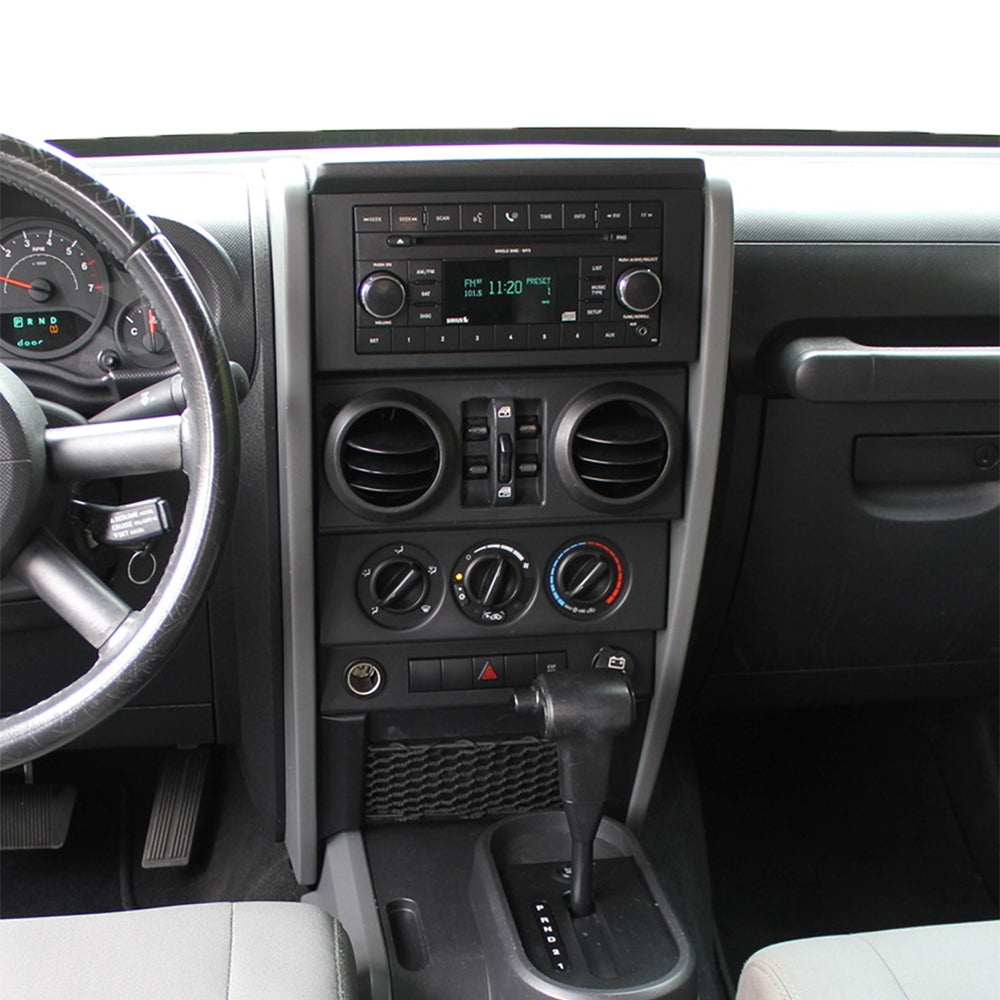 Auto-Connect asennussarja 9 tuuman autosoittimelle, Jeep Wrangler 4-ovinen 2007-2010