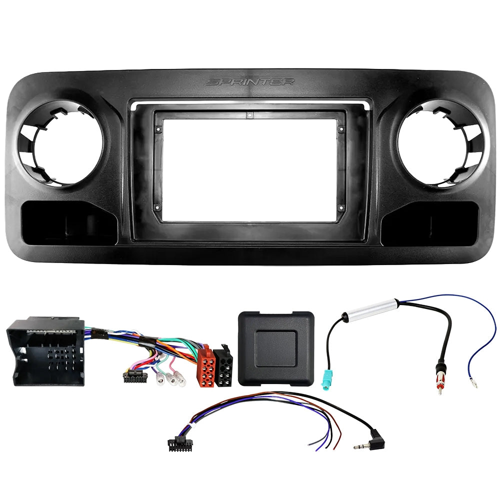 Auto-Connect asennussarja 9 tuuman autosoittimelle, Mercedes Sprinter W907/W910 2018-