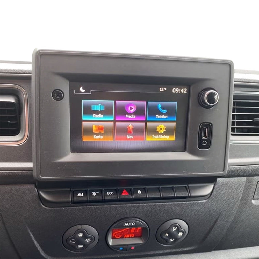 Auto-Connect asennussarja 9/10.1 tuuman autosoittimelle, Renault Master, Opel Movano, Nissan NV400 ja Interstar