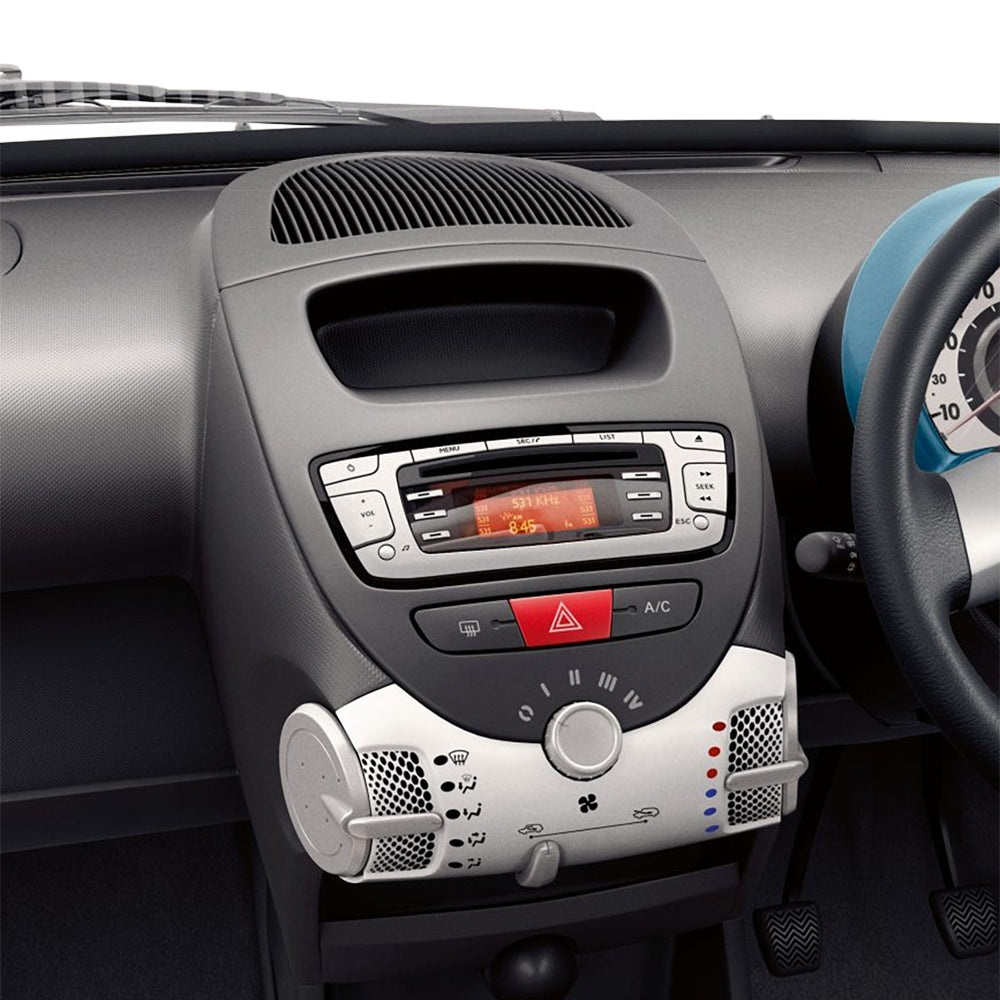 Auto-Connect asennussarja 9 tuuman autosoittimelle, Toyota Aygo, Citroën C1 ja Peugeot 107