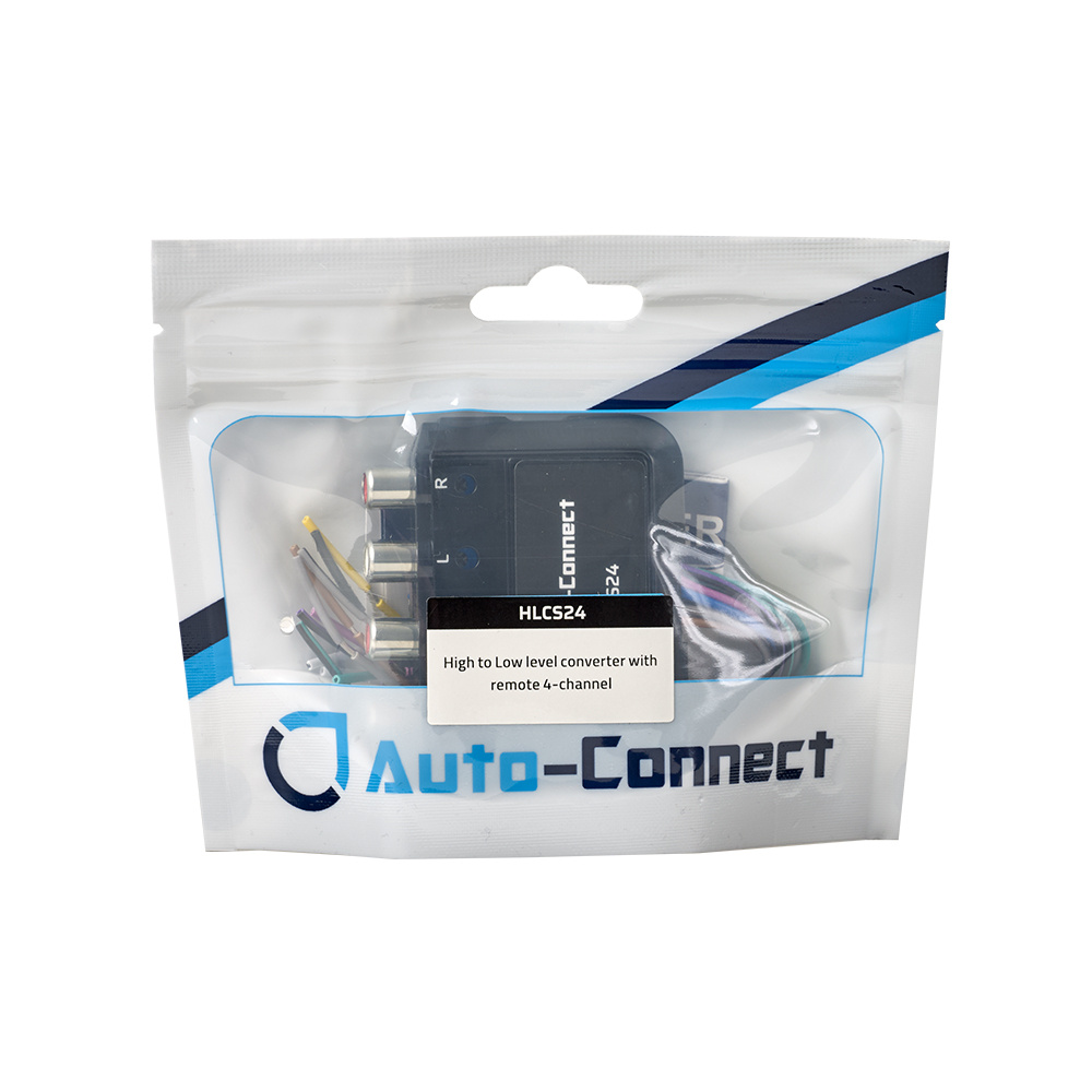 Auto-Connect HLCS24 4-kanavainen korkea/matala-tason muunnin