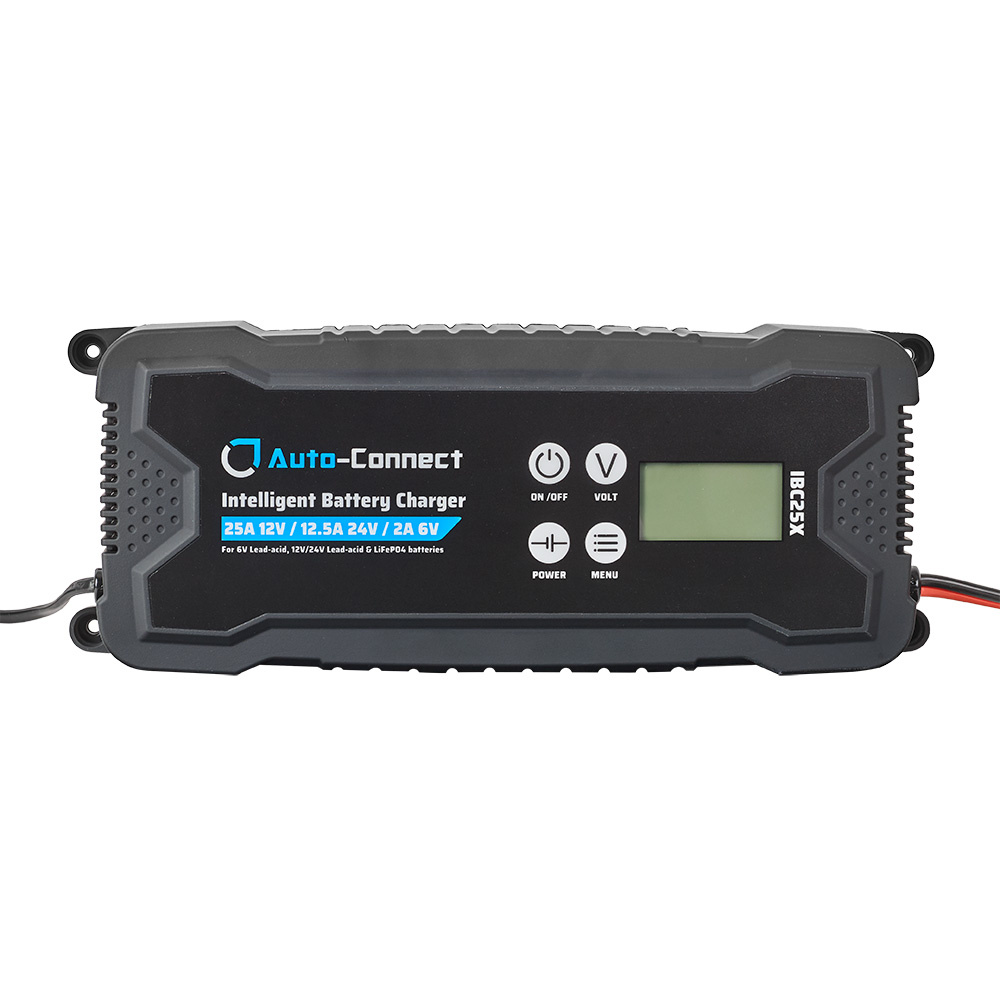 Auto-Connect IBC25X, 25A akkulaturi