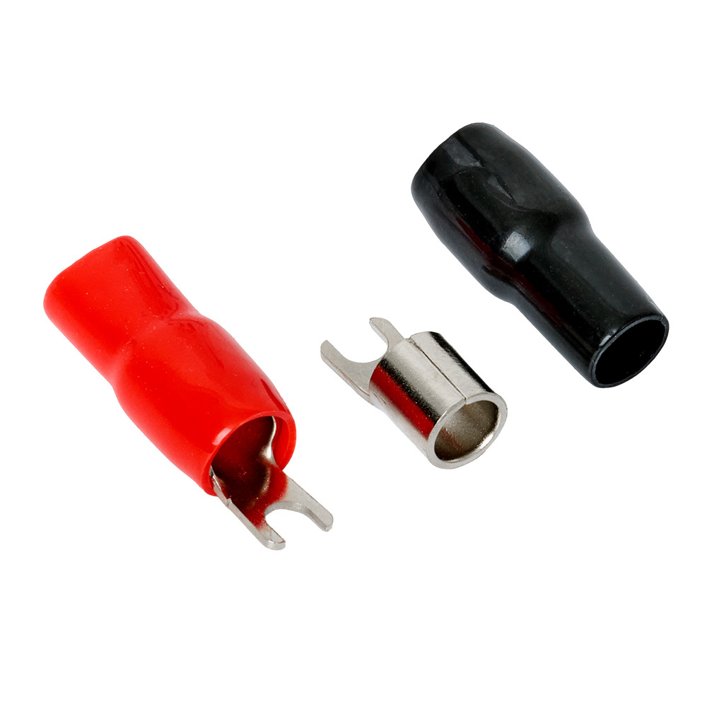 Auto-Connect punainen ja musta haarukkaliitin, 21 mm²