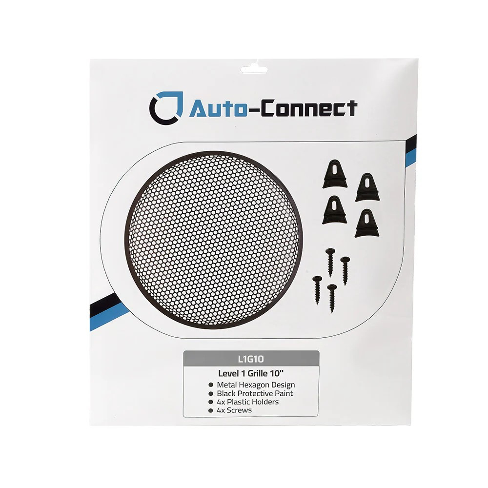 Auto-Connect Hexagon kaiutinsuoja, 10 tuumaa