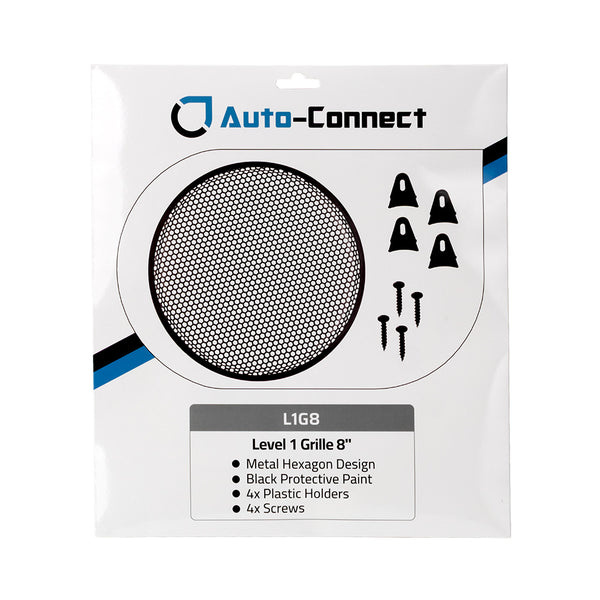 Auto-Connect Hexagon kaiutinsuoja, 8 tuumaa