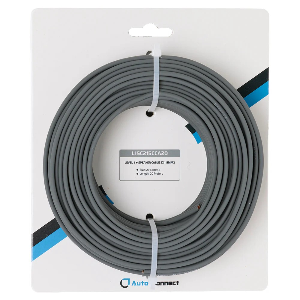 Auto-Connect CCA-kaiutinkaapeli 2x1,5 mm², 20 metriä