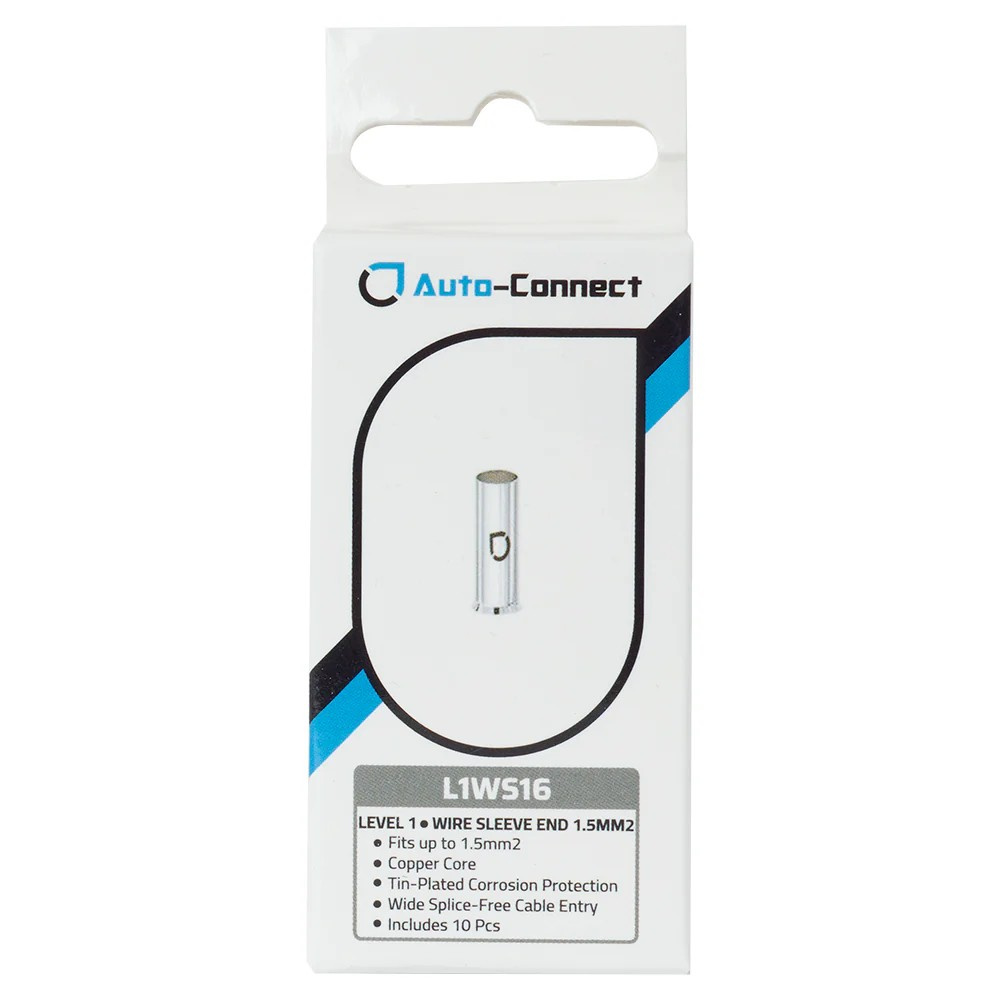 Auto-Connect L1WS16 10-pack kaapeliholkit, 1.5 mm² -kaapeli
